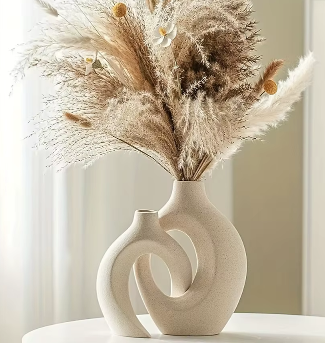 Skulptural Keramikvas – Set om 2